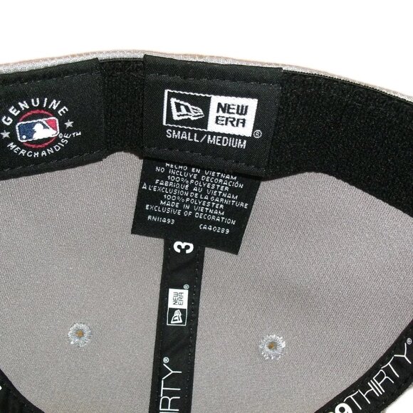 Milwaukee Brewers Mens New Era 39 Thirty Grey Color Hat Cap Sz. Small/Medium New - Picture 3 of 4